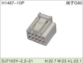 H1487-10P DJ7103Y-2.2-21 